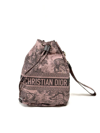 DIOR Oblique Travel Pouch Pink