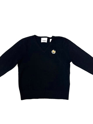 Burberry Black Cashmere Pullover with Iconic Bear