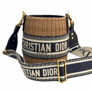 Dior Wicker Rattan Crossbody Bag