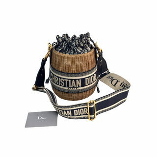 Dior Wicker Rattan Crossbody Bag