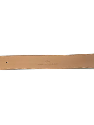 Gucci Beige GG Classic Monogram Leather Belt