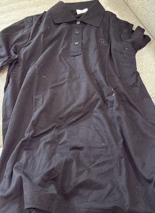 Burberry Black TB Logo Polo Shirt