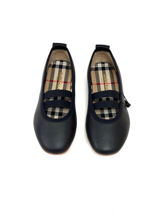 Burberry Soft Leather Black inside Classic Ballerina
