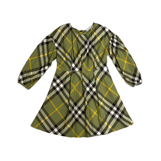 Burberry Green Classic Caro Patch Dress