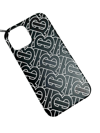 Burberry Iphone 12 Cover Case with TB Logo Design