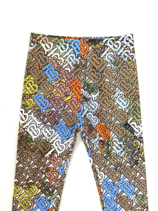 Burberry Beige TB Logo Leggings
