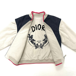 Christian Dior Blue Denim Reversible Jacket