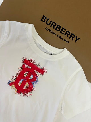 Burberry White TB Logo T’shirt