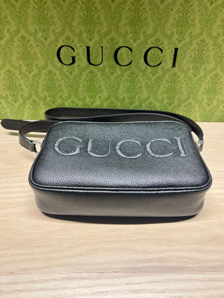 Gucci Logo Leather Crossbody Bag