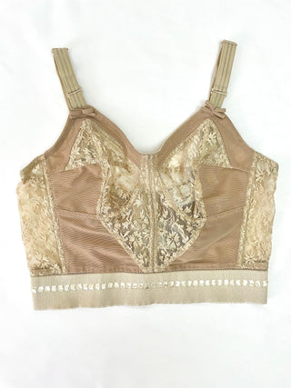 Burberry Beige Skin Colour Crop Bra