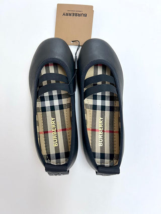 Burberry Soft Leather Black inside Classic Ballerina