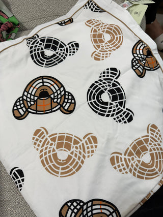 Burberry White Bear Blanket