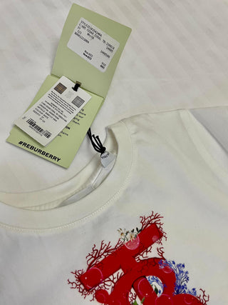 Burberry White TB Logo T’shirt