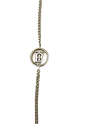 Burberry Silver TB Necklace