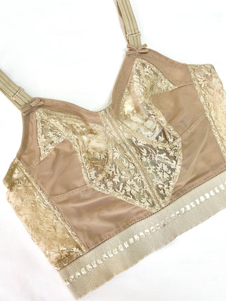 Burberry Beige Skin Colour Crop Bra