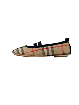 Burberry Classic Vintage Caro Design Ballerinas