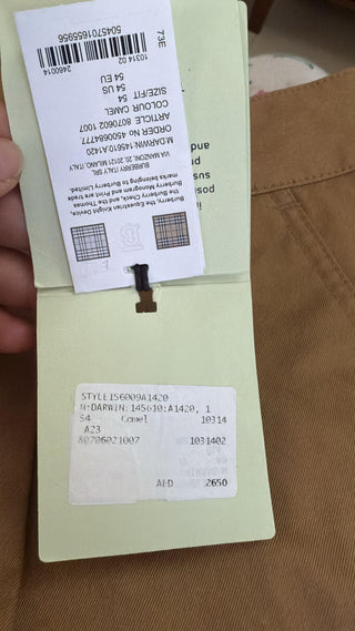Burberry Beige Shorts Horse Embroidery