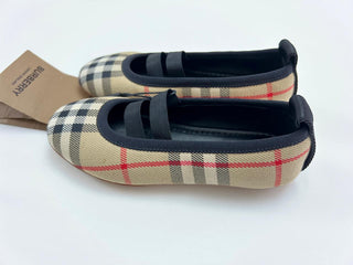 Burberry Classic Vintage Caro Design Ballerinas