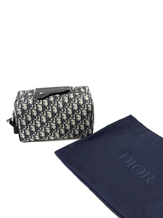 Dior Toiletry Pouch Black Dior Oblique Jacquard