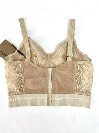 Burberry Beige Skin Colour Crop Bra