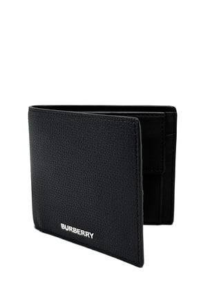 Burberry Black Leather Wallet Coin