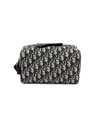 Dior Toiletry Pouch Black Dior Oblique Jacquard