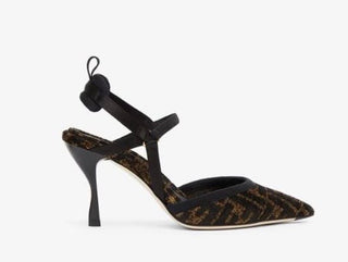 FENDI FF classic slingback heels