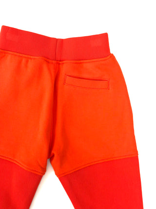Burberry Orange Jogger Trousers with White Horse Logo