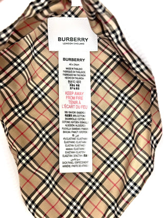 Burberry White Classic 3 Pieces Onesie Baby Gift Set