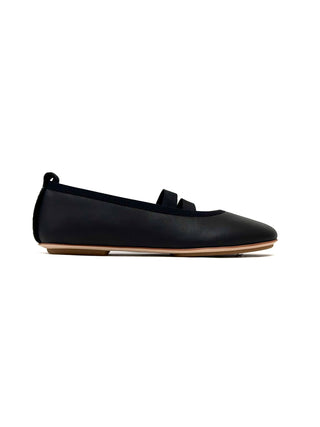 Burberry Soft Leather Black inside Classic Ballerina