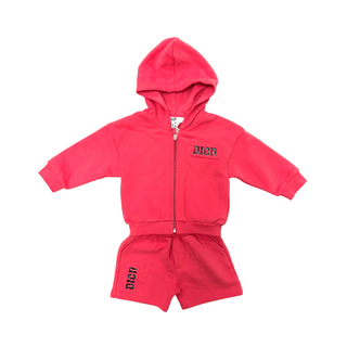 Christian Dior Cardigan Rouge With Brand Logo