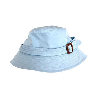 Burberry Reversible Bucket Hat one side Classic Vintage Check other side Denim Blue