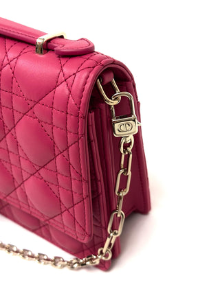 Dior Top Handle Bag Passion Pink