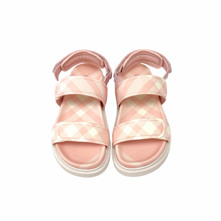 Burberry Peach Classic Caro Patch Sandals