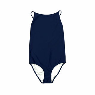Burberry Navy Blue Back Classic Stripe Swimsuit