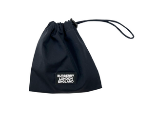 Burberry Drawstring Pouch – Compact and Stylish Accessory Bag