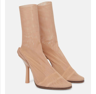 Burberry Beige Socks Boots