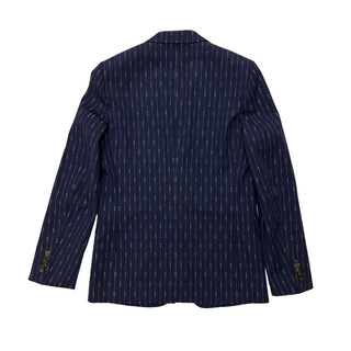 Gucci Horsebit Pinstripe Navy Slim Fit Suit