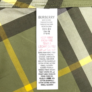 Burberry Green Classic Caro Patch Dress