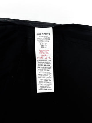Burberry Black Short with Horse Embroidery