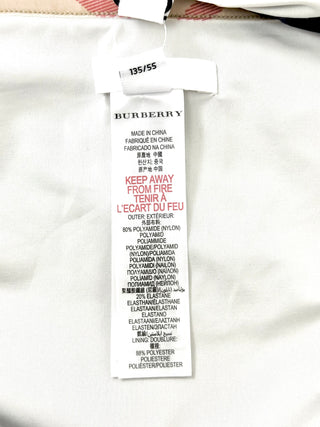Burberry Navy Blue Classic Design Bikini