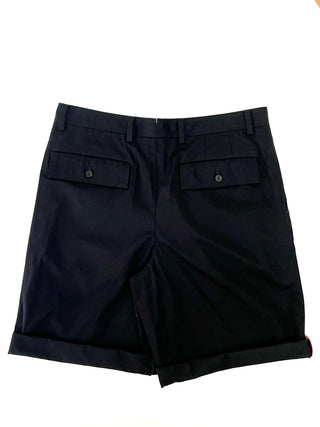 Burberry Black Shorts with Iconic Classic Stripe