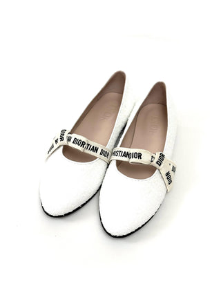 Christian Dior White Ballerina