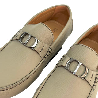 Dior Odeon Loafer Beige Grained Calfskin
