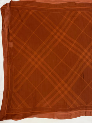 Burberry Bronze Color Silk Shawl