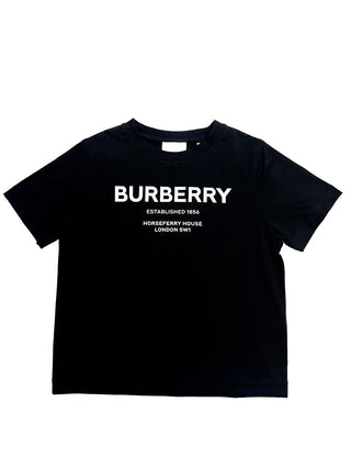 Burberry Black white Brand name T‘shirt