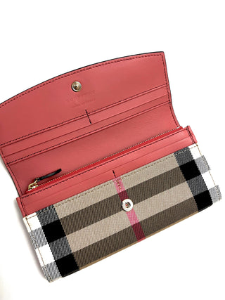 Burberry Leather Classic Long Wallet