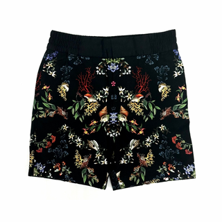Burberry Black with Flower Print Shorts