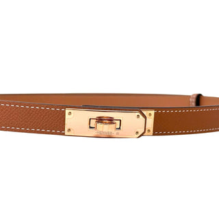 Hermes Kelly 18 Belt Gold