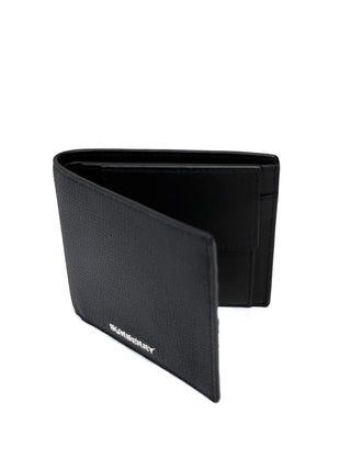 Burberry Black Leather Wallet Coin